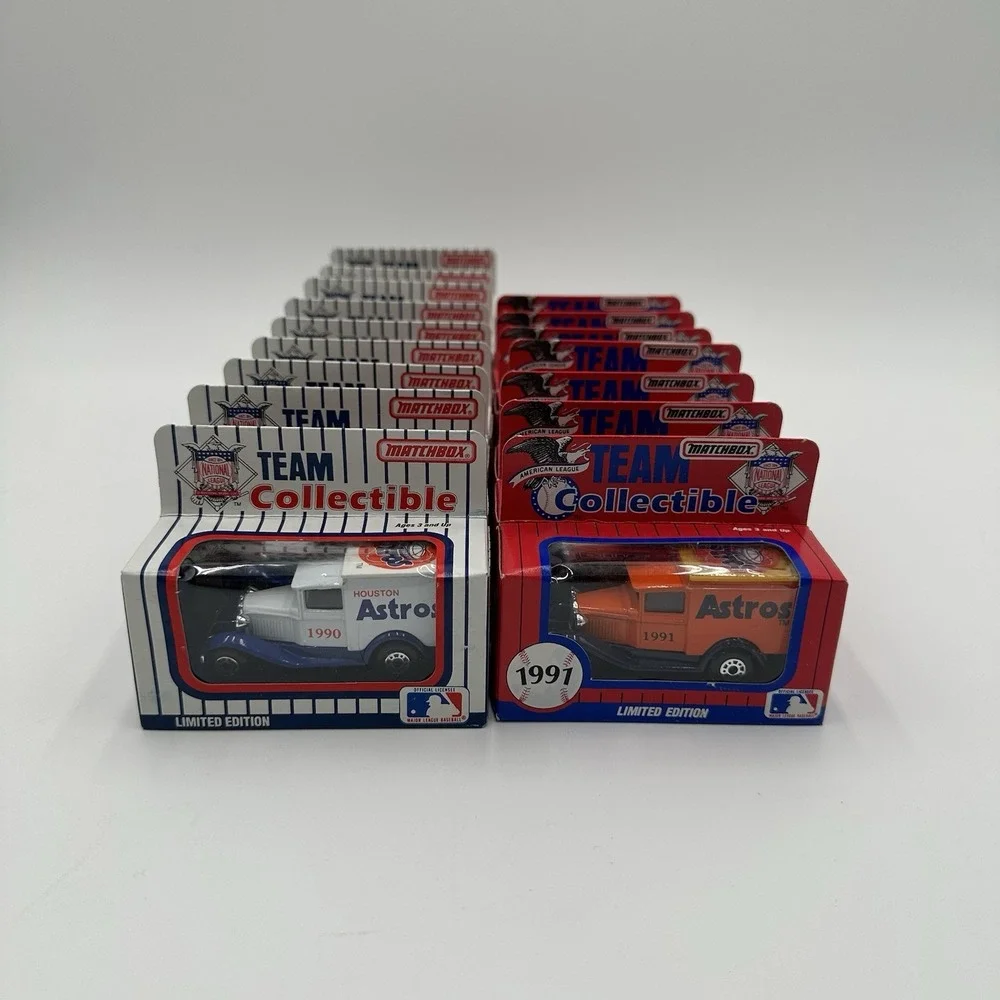 1990-91 Matchbox Team Collectibles Houston Astros Lot 16 Cars NIB